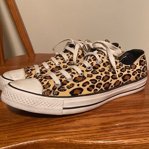 Cheetah Print Converse